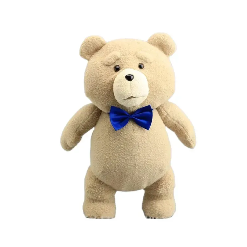 Hochwertige 48CM Teddybär TED Plüschtiere mit Blue Tie Pirate Soft Stuffed Dolls Toy