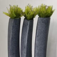 Pots à plantes hauts et créatifs, durables, écologiques, résistants à la corrosion, en fibre de verre, pour la maison, le jardin et l'hôtel, emballage en carton
