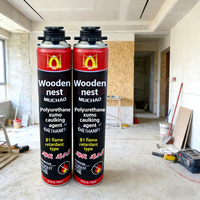 MU CHAO A22 750ml Mousse polyuréthane monocomposant haute densité blanche pour usage construction, qualité B, application par pulvérisation
