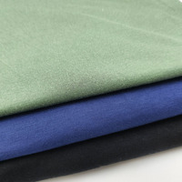 Tissu en peluche 100% polyester de couleur unie personnalisé, tricoté en trame légère et respirante pour vêtements de sport pour filles garçons 120 g/m²