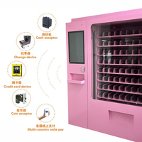 Distributeur automatique OEM/ODM de cosmétiques, soins de la peau, perruques, cils, avec désinfection UV et options de paiement multiples
