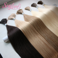 Extensions de cheveux humains vierges Remy 100% alignées sur les cuticules, en vrac, pour salons, vente en gros