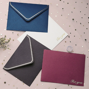 Cartes de remerciement personnalisées avec logo, couleur vin rouge et dorure or, avec enveloppes, haute qualité, pour mariage et petites entreprises - Product Image 4