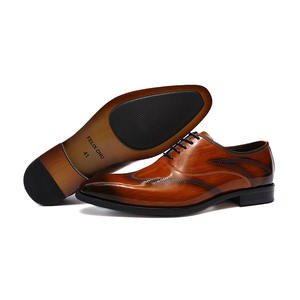 Zapatos de vestir con estampado de <span class=keywords><strong>serpiente</strong></span> para hombre, zapatos de cuero invertido, hechos en Italia, novedad de 2020 - Product Image 3