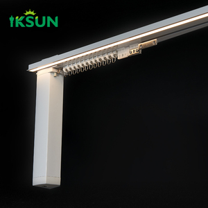 Iksun Nhà Thông Minh Tùy Chỉnh Cơ Động Cơ Rèm Cửa Điều Khiển Từ Xa Điện Tự Động Động Cơ Rèm Đường Sắt Theo Dõi Với LED Ánh Sáng - Product Image 3