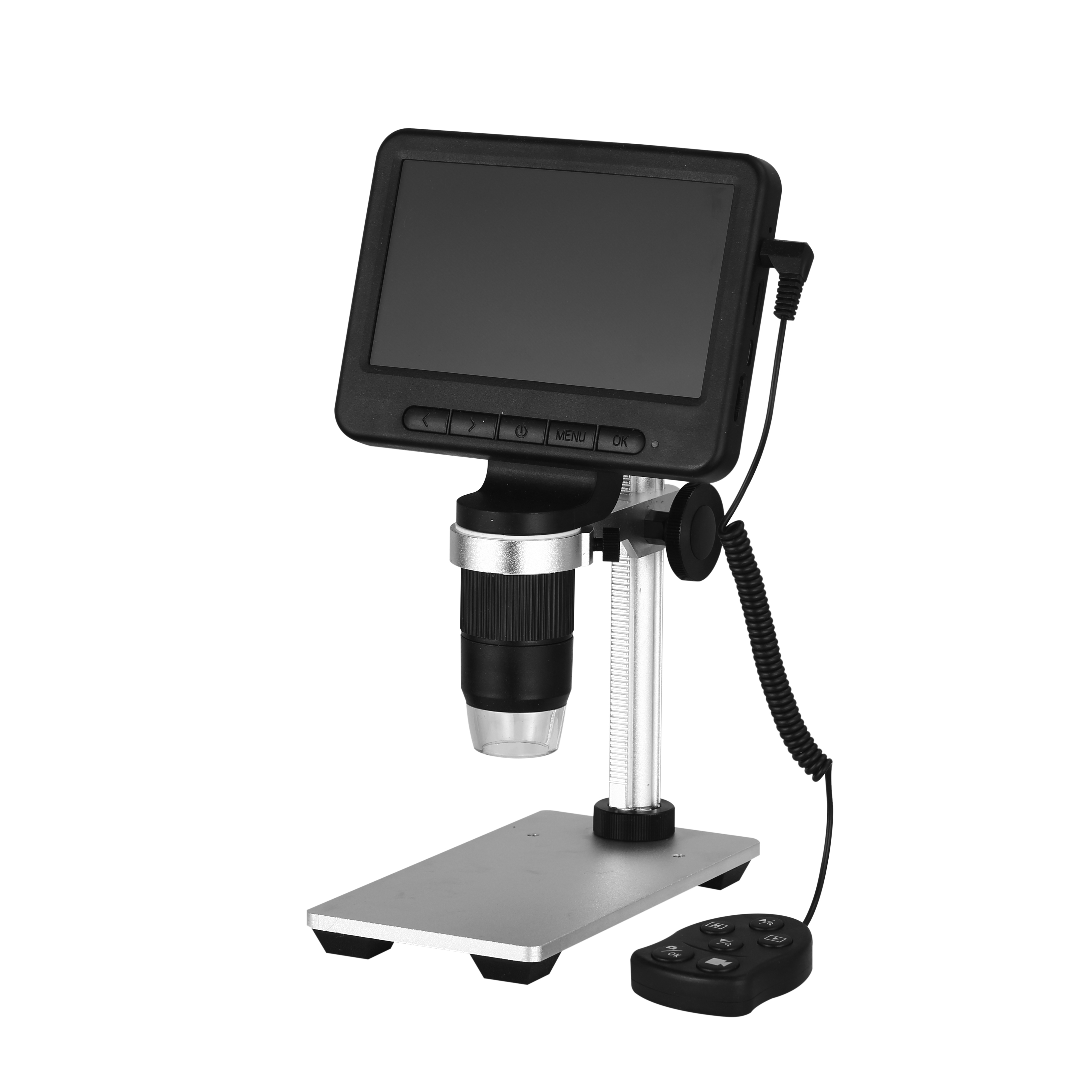 5" LCD Electronic Magnifier Compatible Android iOS PC wireless digital microscope for inspection and Phone Repairing Soldering