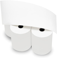 Rollos de Papel Térmico de Grado Comercial 57x40-80x80mm, Capa Única, para Recibos de Lotería, Tickets POS, Cajas Registradoras