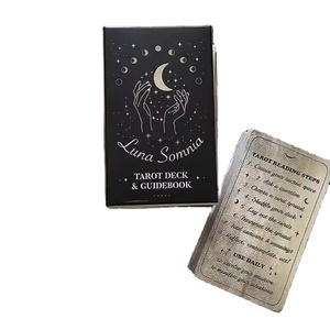 Alta qualità personalizzabile fabbrica veggente spirituale tarocchi affermazione carte da gioco Private Label Poker tarocchi carta materiale - Product Image 6