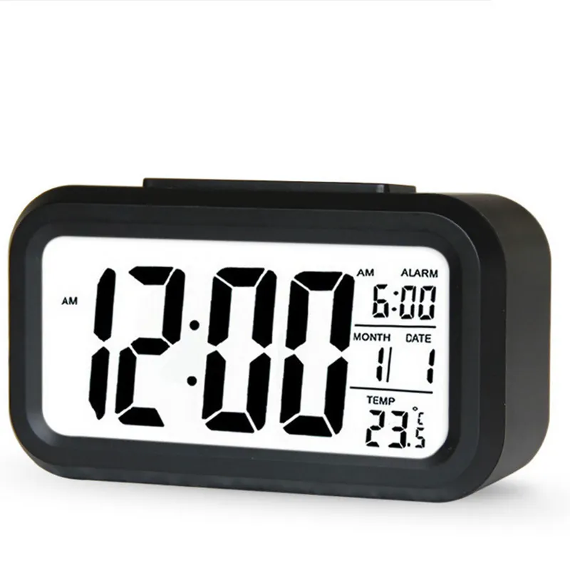 Led Digital Alarm Clock Electronic Digital Alarm Screen Desktop Table Clocks For Home Office Backlight Snooze Calendar Clock