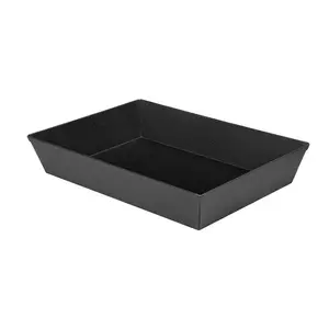 14x10x2.5 inch Non Stick Aluminum Metal Detroit Style Pizza Pan Rectangle Pizza Baking Tray Deep Dishes Baking Pan for Oven