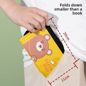 Bac à litière pour chat pliable portable extra large pour chaton et voyages en plein air, modèle rectangulaire - Product Image 3