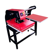 Presse à chaud semi-automatique électrique de haute qualité pour sérigraphie, 110V/220V, 40x60cm, pour transfert de motifs sur T-shirts