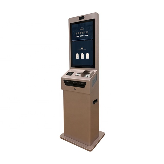 Restaurant Ticket Vending Machine Bank Card Payment Cash Payment Thermal Printing Touch Screen Ticket Vending Machine