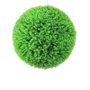 직경 13 ~ 65cm 인공 녹색 식물 공 천장 인테리어 장식 밀라노 잔디 공 식물 유칼립투스 잎 공