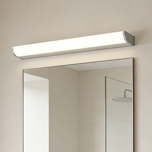 Applique murale linéaire LED moderne étanche IP44 pour salle de bain, luminaire mural frontal de miroir, fixation en saillie pour hôtel - Product Image 1