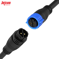 Conector de Alimentación Impermeable M25 de 2 Pines, 50A, 500V, IP67, Juego de Conectores Macho y Hembra Sobremoldeados para Sistema Solar