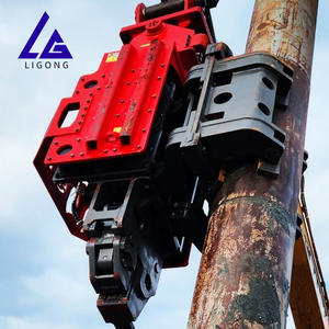 Personalizzazione forte forza vibrante battipalo vibratorio montato lateralmente Vibro martello per più <span class=keywords><strong>Pile</strong></span> di guida - Product Image 1