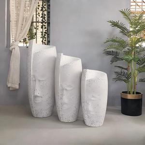 Venta Directa de Fábrica de Macetas de Fibra de Vidrio Esmeriladas Estilo Nórdico para Jardín de Hotel - Product Image 2