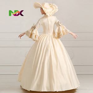 Disfraz de Cosplay Victoriano Rococó Medieval de María Antonieta para Mujer, Estilo Vintage, Personalizado con Sombrero - Product Image 5