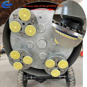 Meuleuse à béton 380V, boîte de vitesses du moteur, moteur 18,5 kW, diamètre de travail 900 mm, pour polissage grossier, béton à faible poussière, céramique - Product Image 3