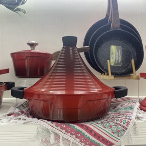 Nouvelle conception – Batteries de cuisine en aluminium antiadhésives avec revêtement marbré, non toxiques, casseroles et faitouts antiadhésifs de qualité supérieure - Product Image 3
