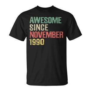เสื้อยืดวันเกิดครบรอบ 29 ปี น่าทึ่งตั้งแต่เดือนพฤศจิกายน 1990 - Product Image 1