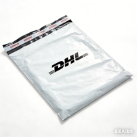 Machine de fabrication de sacs de courrier polyvalents CW800SBD+DHL à scellage latéral, adhésif thermofusible simple ou double ligne, pour DHL UPS