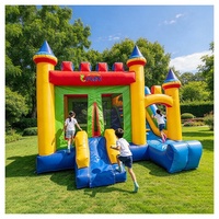 Château gonflable pour enfants, idéal pour les fêtes d'anniversaire, la location et les centres de divertissement familial en plein air