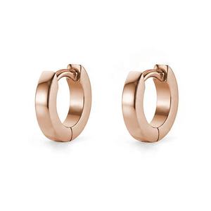 2025ต่างหูห่วง925เงินสเตอร์ลิงชุบทอง14K ต่างหูห่วงฮักกี้ขนาดเล็กขายส่งใหม่ - Product Image 6