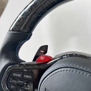 Para <span class=keywords><strong>BMW</strong></span> Serie <span class=keywords><strong>G</strong></span> <span class=keywords><strong>M8</strong></span> M4 M5 M3 G11 G20 G22 G30 G38 G80 G0x M3 G3x G82 X5m X4m X3m X6m Sport M6, Material de Fibra de Carbono y Cuero - Product Image 4