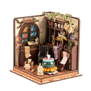Atelier de potions magiques, maison miniature en bois, modèle à assembler soi-même, scène artistique pour les jeunes de 15 à 35 ans - Product Image 1