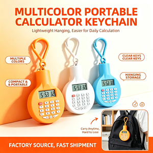 Llavero con Calculadora Portátil, Pantalla LCD, Multifuncional, Calendario, Funciona con Batería, Mini Dispositivo de Plástico - Product Image 3
