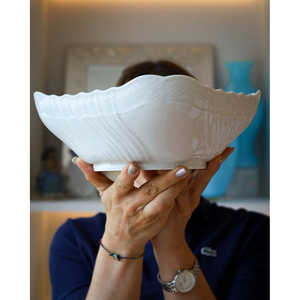 Grand saladier carré Richard Ginori Vecchio 0g, céramique traditionnelle de luxe, écologique, pour les mariages et les services de restauration - Product Image 1