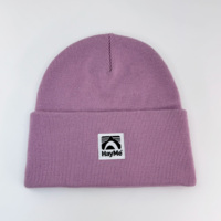 Bonnet de ski d'hiver de luxe en tricot pour hommes et femmes, avec logo personnalisé et étiquette tissée