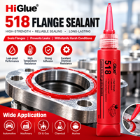 Vente en gros usine 518 Mastic anaérobie rouge pour joints de bride, colle pour joints à grands espaces, logo OEM personnalisé, cartouche 50ml 300ml