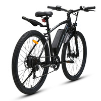 Vélo de montagne électrique TXED UK Stock 27,5 pouces, moteur arrière 36V 300W, batterie lithium 13AH, 7 vitesses, frein à disque, vélo électrique sportif pour trajets quotidiens