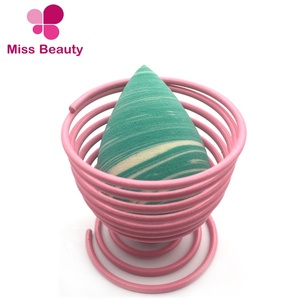 <span class=keywords><strong>Amazon</strong></span> Best Seller High Quality Cosmetic Tools Metal Drying Puff Sponge Display Stand Makeup Sponge Puff Holder Free Samples - Product Image 4