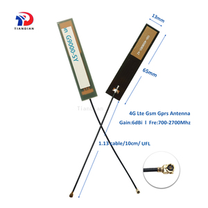 <span class=keywords><strong>Antena</strong></span> Interna Flexible Adhesiva MHF4 Ufl Desmontada <span class=keywords><strong>de</strong></span> Alta Ganancia 8dBi Gsm WiFi Lte 4G 5G FPC PCB - Product Image 2