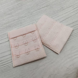 Custom Luxury Garment Bra Hook and Eye Tape Underwear Accessories with 3 Hook 3 Row Bra Back Extender Metal <b>Belt</b> <b>Buckle</b> Back - Product Image 5