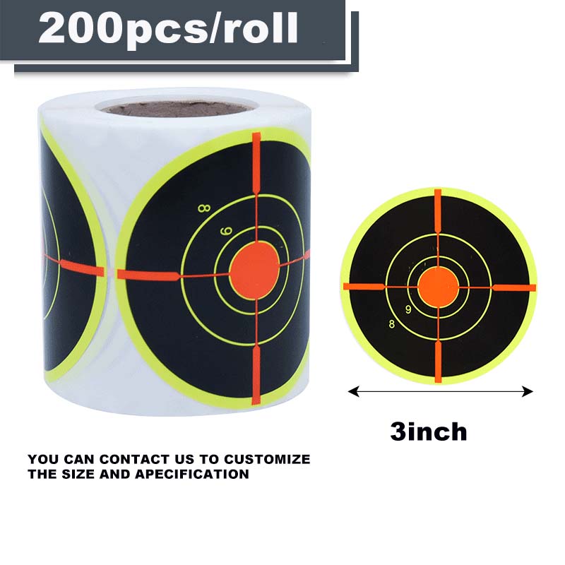 3 pulgadas 200 pcs/roll F