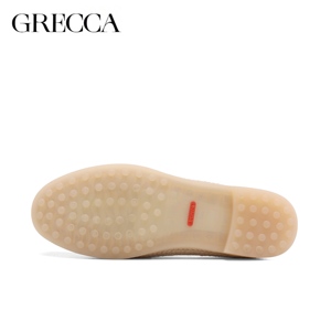 Nieuwe Stijl Groothandel Op Maat Melkachtige Witte Damesloafers Comfortabele Platte Schoenen Mocassins Leren Damesschoenen - Product Image 3