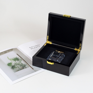 Sang trọng <span class=keywords><strong>MDF</strong></span> nước hoa bằng gỗ bao bì hộp với bề mặt sơn mài sáng và nướng véc ni cho các loại tinh dầu chai nước hoa - Product Image 2