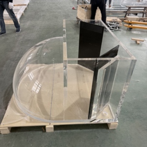 ตู้ปลาอะคริลิกใสคุณภาพสูง หรูหรา (รุ่นทรงกระบอก) แข็งแรง ทนทาน ปรับแต่งได้ เป็นมิตรกับสิ่งแวดล้อม รับประกัน 5 ปี - Product Image 1