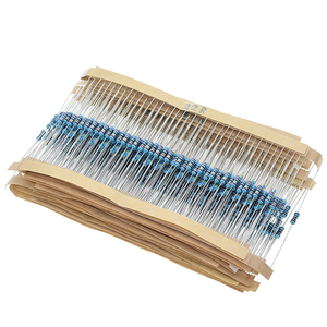 TZT-Paquete de resistencias de película metálica, Kit surtido de 1K, 10K, 600 K, 220ohm, 1M, 1% unids/set, 30 tipos, 1/4W, 100 unids/set - Product Image 6