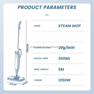 <span class=keywords><strong>Nettoyeur</strong></span> <span class=keywords><strong>vapeur</strong></span> vertical filaire à chauffage rapide, température réglable et contrôle de la <span class=keywords><strong>vapeur</strong></span>, pour sols en bois dur, stratifiés et carrelés - Product Image 2