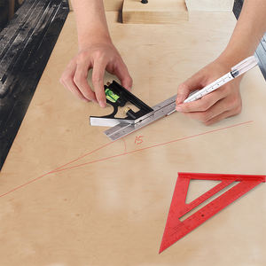 Outil de mise en page carré de vitesse en métal 7 pouces carré de charpentier carré avec mesure de règle d'angle en alliage de zinc de 12 pouces - Product Image 4