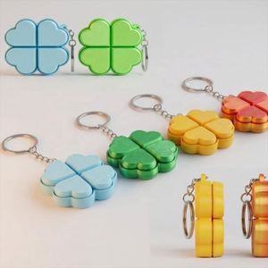 Llavero Antiestrés Creativo con Forma de Trébol Impreso en 3D, Diseño de Rebote por Presión, Perfecto como Colgante de Juguete Sensorial - Product Image 3