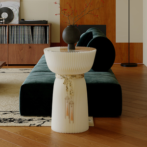 Ihpaper Hoa Mô Hình Giấy Bàn Tròn Cao Bàn Trà Di Động Gấp Bảng Giấy Đồ Nội Thất Cho Nhà Và Triển Lãm - Product Image 1