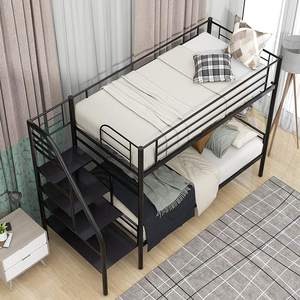 Lit de dortoir d'étudiant lit en fer multifonctionnel lit haut et bas de haute qualité et joli look - Product Image 5