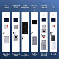 Casier de rangement électronique intelligent à 24 compartiments avec lecteur de codes-barres infrarouge, armoire de dépôt pour centres commerciaux et supermarchés, couleur au choix